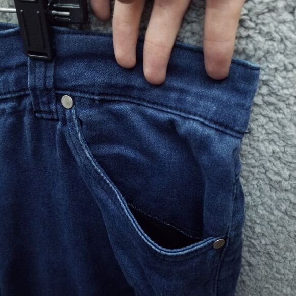 Catherines Women's 24W Sateen Stretch Blue Bootcut Jeans 45.5" 28.5" 14.5" - Picture 4 of 12